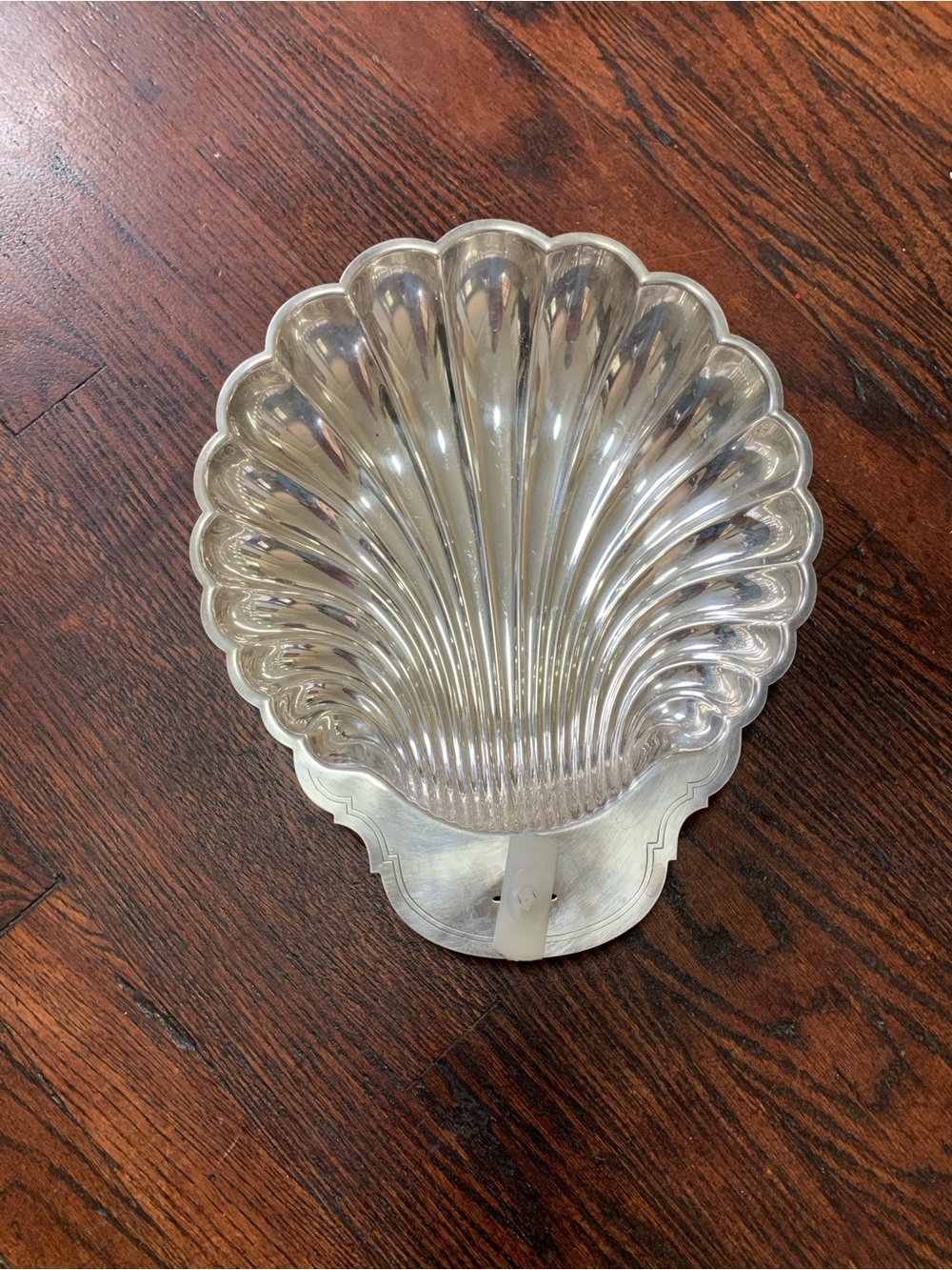 Vintage Wm. Rogers Silver-Plated Scallop Shell Large Serving Tray (Model 89514)